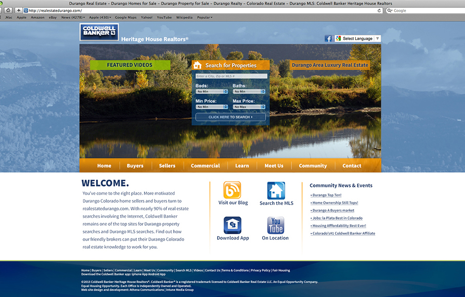 coldwell banker home page
